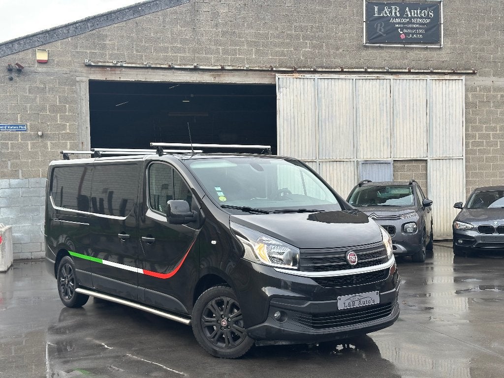 Fiat Talento 2.0 Multijet L2H1 Navi/CC/CAM/Garantie, Auto's, Stof, 4 cilinders, Parkeerassistent, Zwart