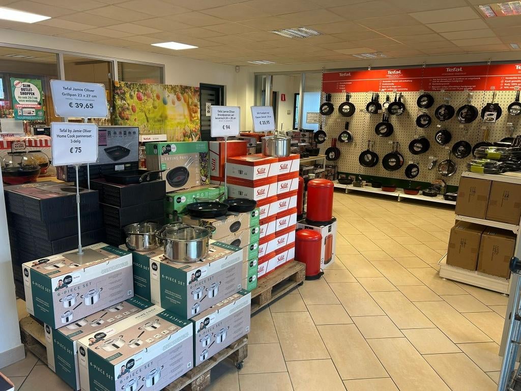 Koken & tafelen stockverkoop -70% – 19-20-21/6 - Grimbergen, Huis en Inrichting, Keuken | Keukenbenodigdheden, Nieuw, Ophalen