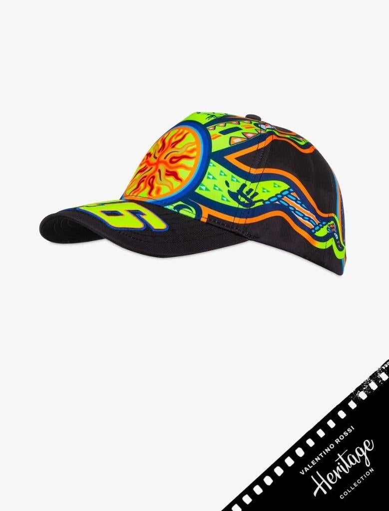 Valentino Rossi 2026 heritage helmet cap pet VRMCA564403, Ophalen of Verzenden, Nieuw, One size fits all, Pet