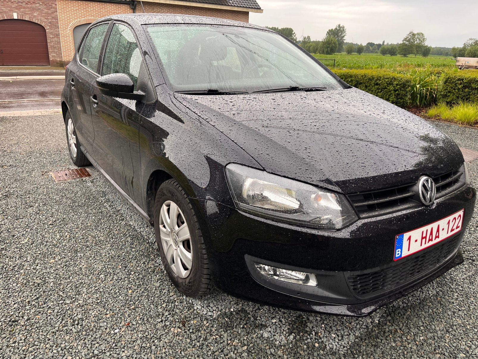 Volkswagen Polo 1.2 benz, Auto's, Voorwielaandrijving, Zwart, Zwart, Handgeschakeld
