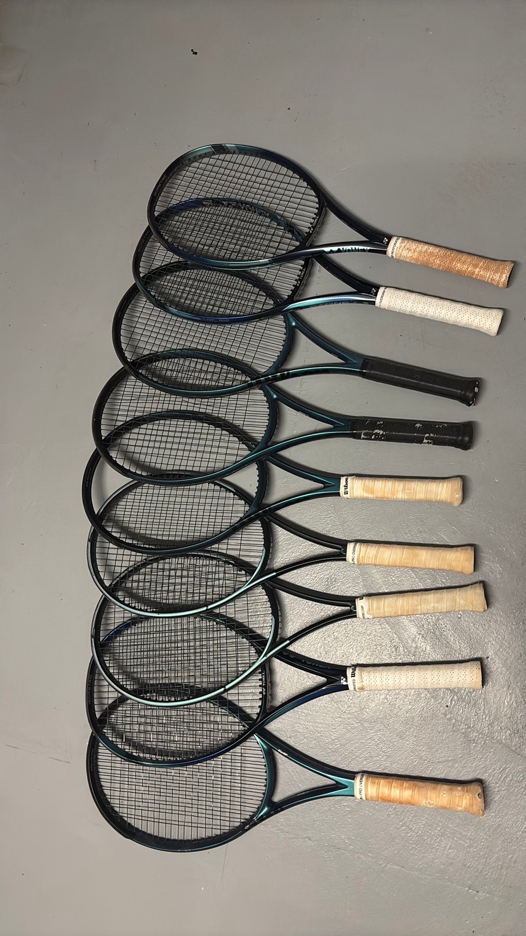 9 raquettes tennis, Sport en Fitness, Ophalen, Gebruikt, Racket, Wilson