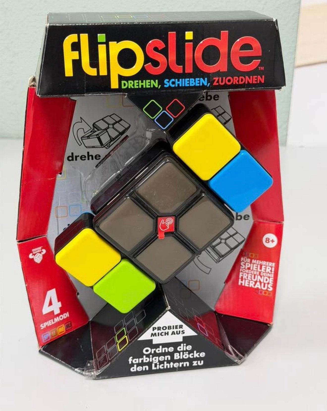 Flipslide elektronisch puzzelspel Moose Games - Taal duits, Hobby en Vrije tijd, Gezelschapsspellen | Overige, Ophalen of Verzenden