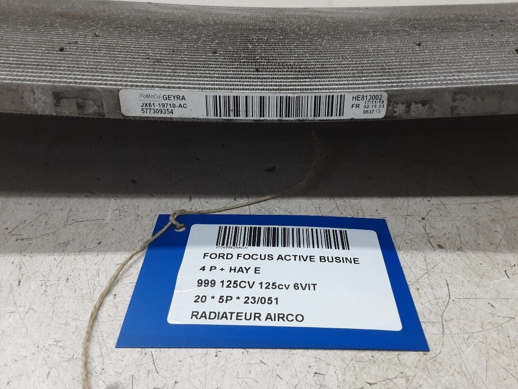 RADIATEUR CLIMATISATION Ford Focus 4 (JX6119710AC), Mevr. I. Hauben, Rue de l'Espoir 34 34
4030  GRIVEGNÉE, BE, Info@Collignon.be