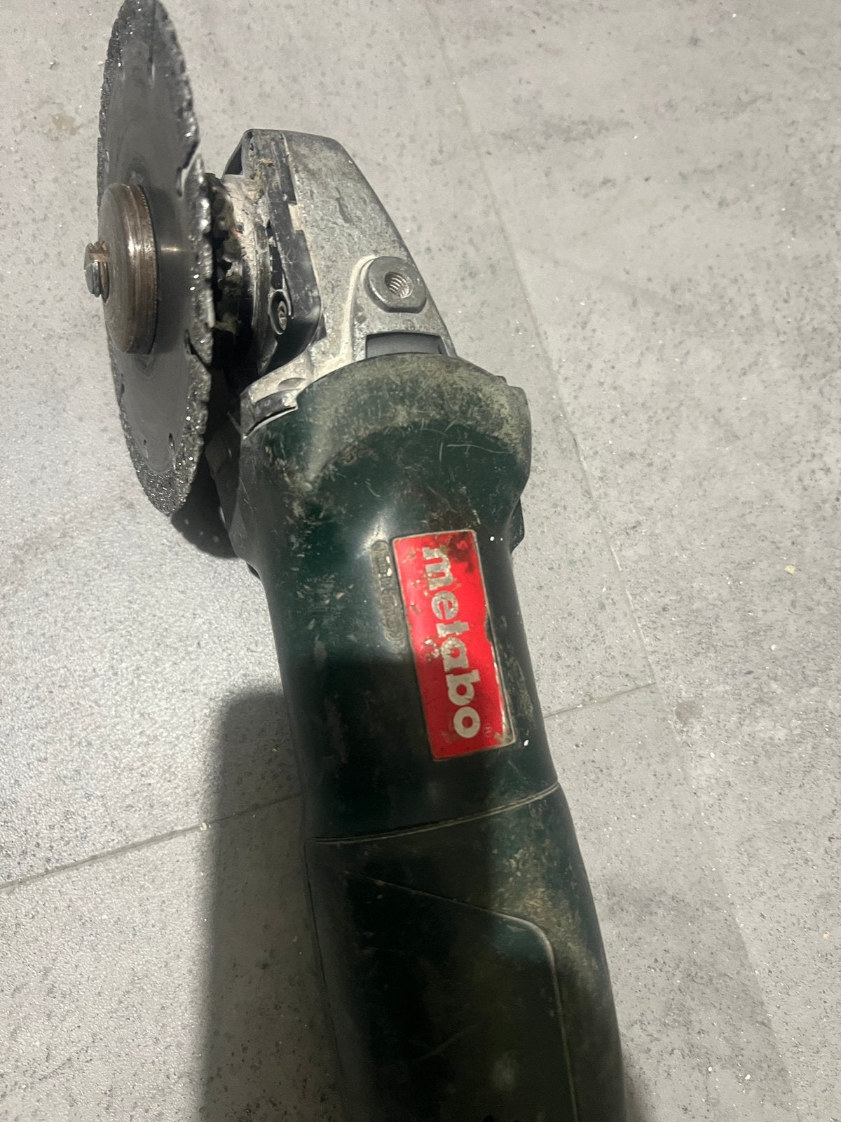 Metabo Haakse Slijper (met diamantschijf), Ophalen, Zo goed als nieuw