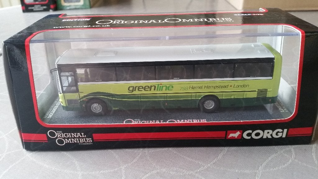 Corgi OM42704 DAF SB3000 Van Hool Alizee "Greenline" 1:76, Ophalen of Verzenden, Zo goed als nieuw, Bus of Vrachtwagen