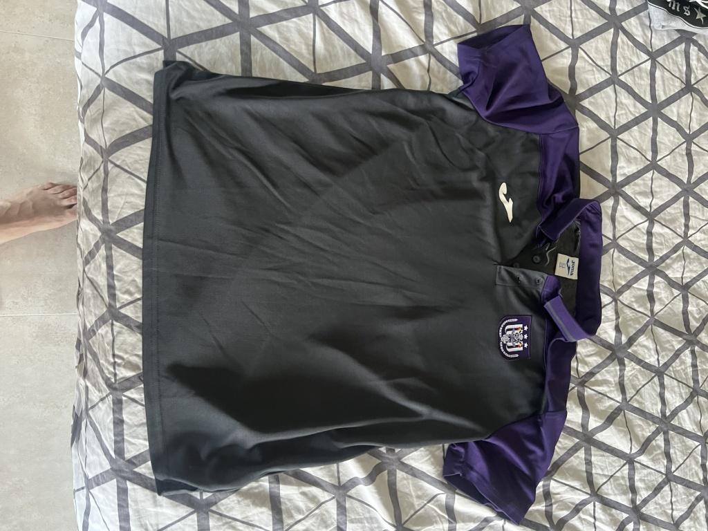 polo rsca anderlecht paars-grijs, Ophalen of Verzenden, Zo goed als nieuw, Shirt