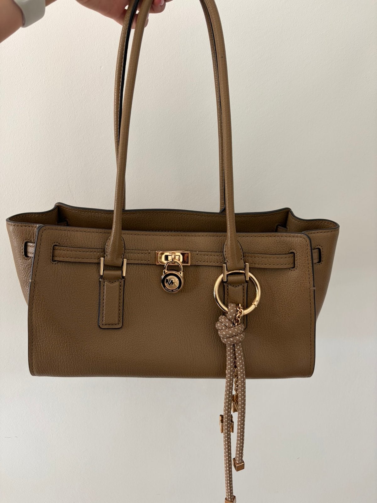 Michael Kors Hamilton bag, Ophalen, Zo goed als nieuw, Bruin, Handtas