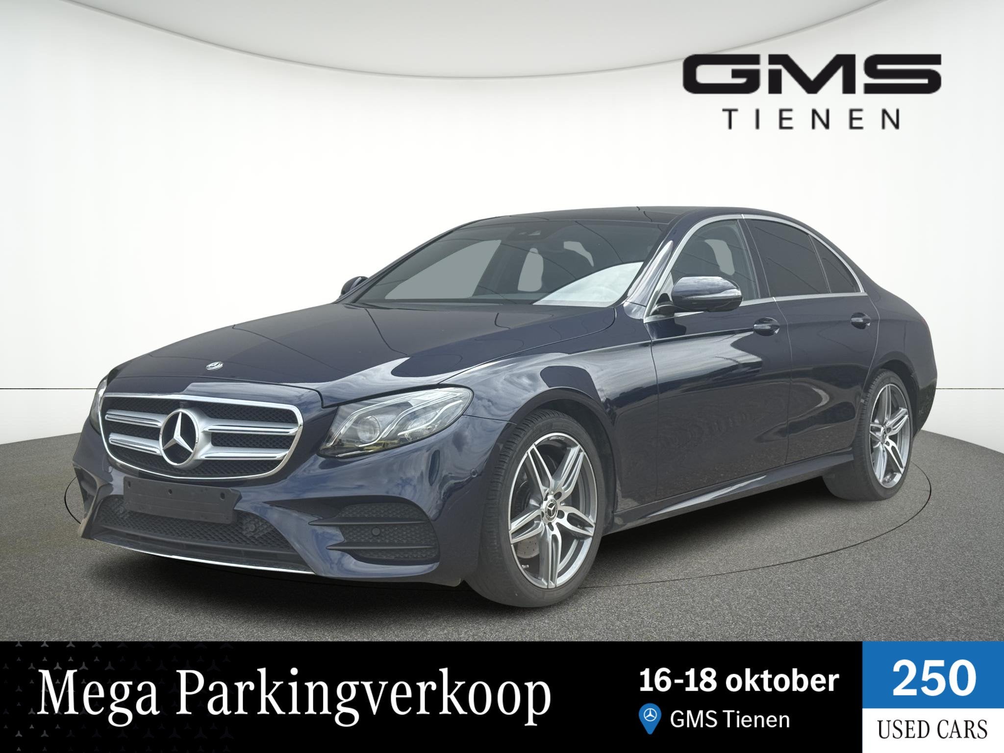 Mercedes-Benz E-Klasse Berline E 200 d, Auto's, 4 deurs, Gebruikt, 4 cilinders, Blauw