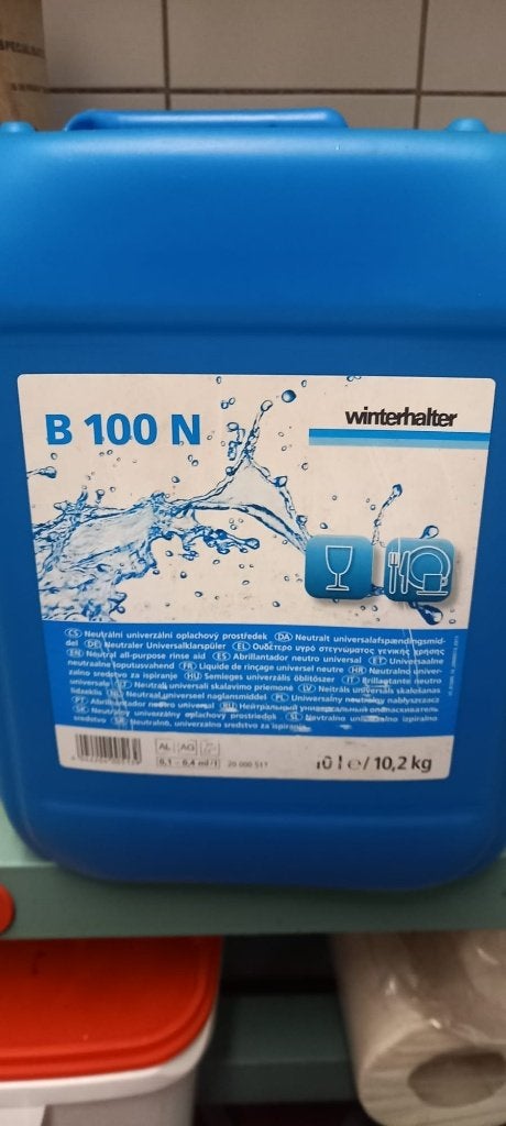 agent de rinçage/produit de rinçage Winterhalter, Enlèvement