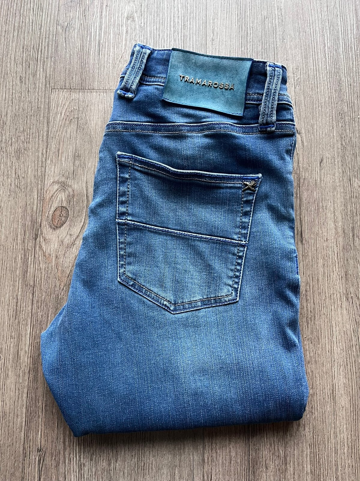 Tramarossa jeans size 32 type Leonardo zip SS, Ophalen of Verzenden, Zo goed als nieuw, Blauw, W32 (confectie 46) of kleiner