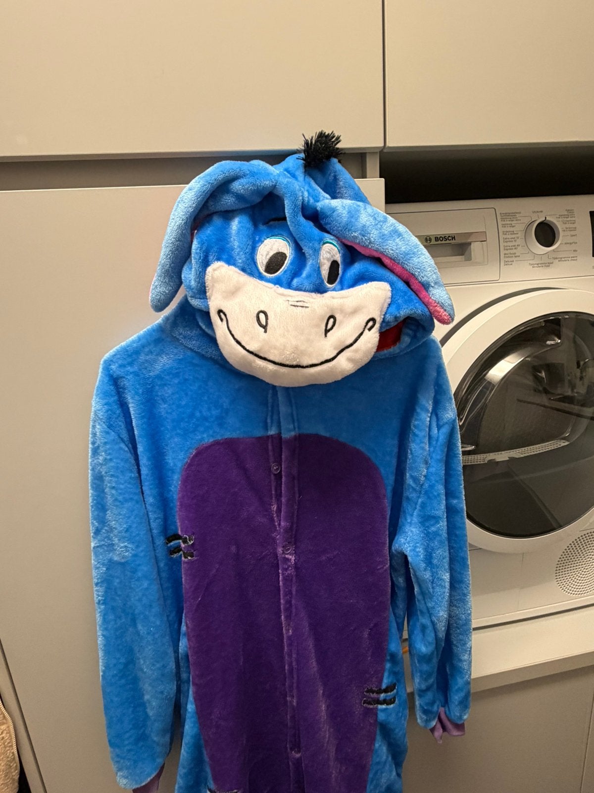 Onesie Iejoor Eeyore maat M-L, Ophalen, Zo goed als nieuw, Maat 38/40 (M)