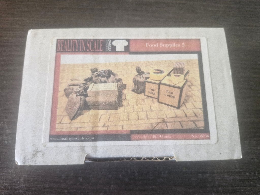 Reality in Scale 1/35 Food Supplies 5, Ophalen of Verzenden, Nieuw, 1:35 tot 1:50, Diorama