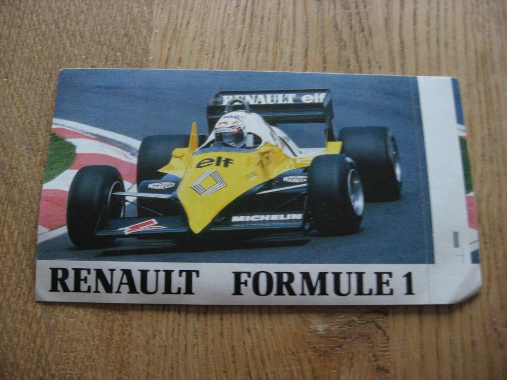 Sticker Renault Formule 1 F1 16 x 9 cm, Verzamelen, Ophalen of Verzenden, Nieuw, Formule 1