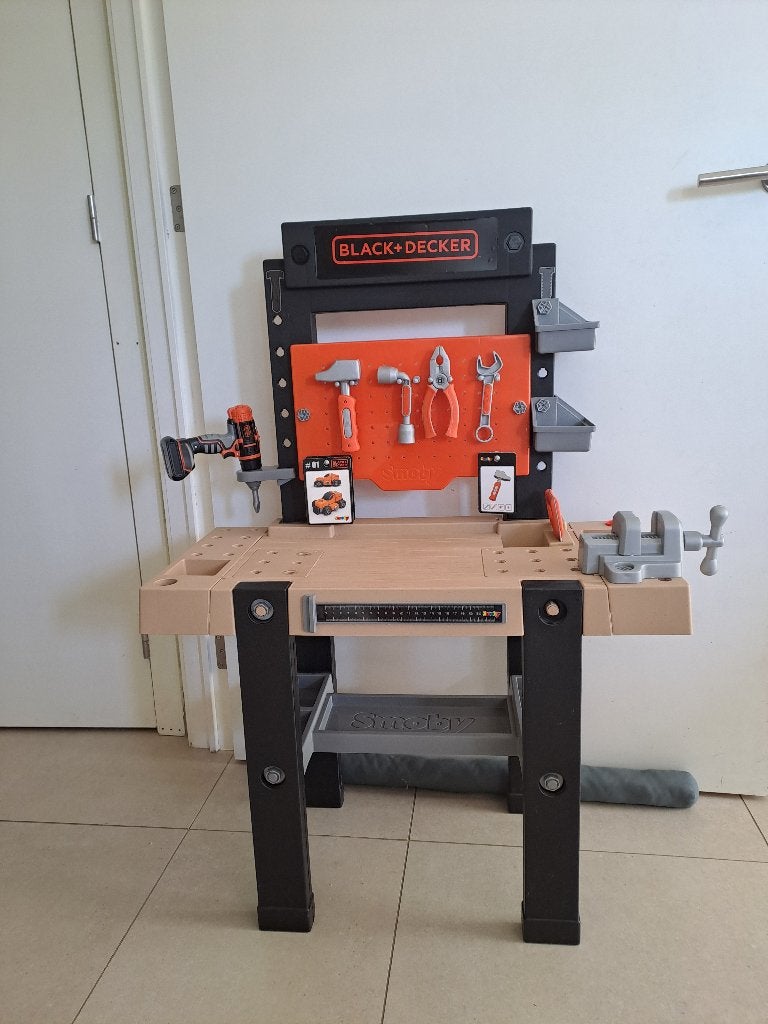 Établi Smoby Black + Decker Bricolo Center, Enlèvement, Utilisé