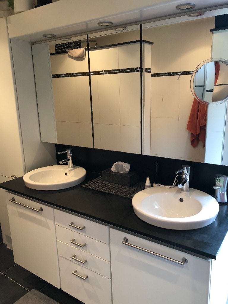 Volledige badkamerkast en lavabo's en kranen, Ophalen, Gebruikt, Overige typen