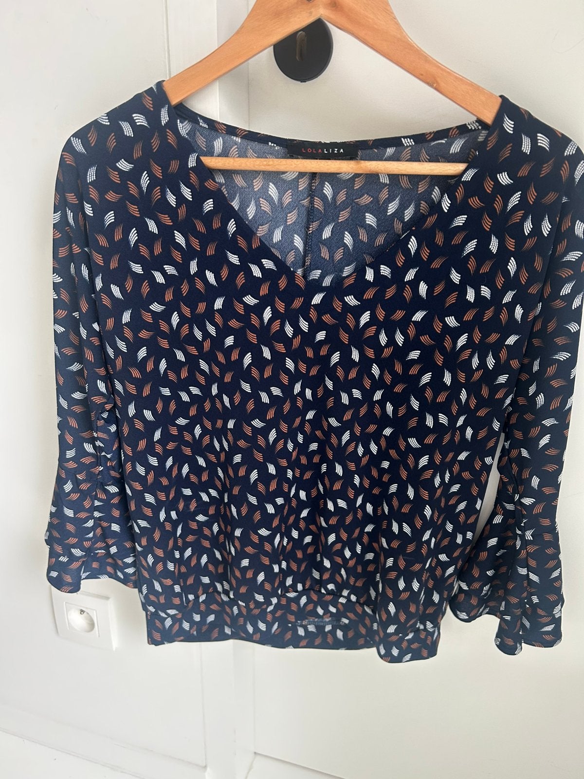 Toffe herfstblouse - mt 38 - Lola & Lisa, Kleding | Dames, Maat 38/40 (M), Blauw, Ophalen of Verzenden, Zo goed als nieuw