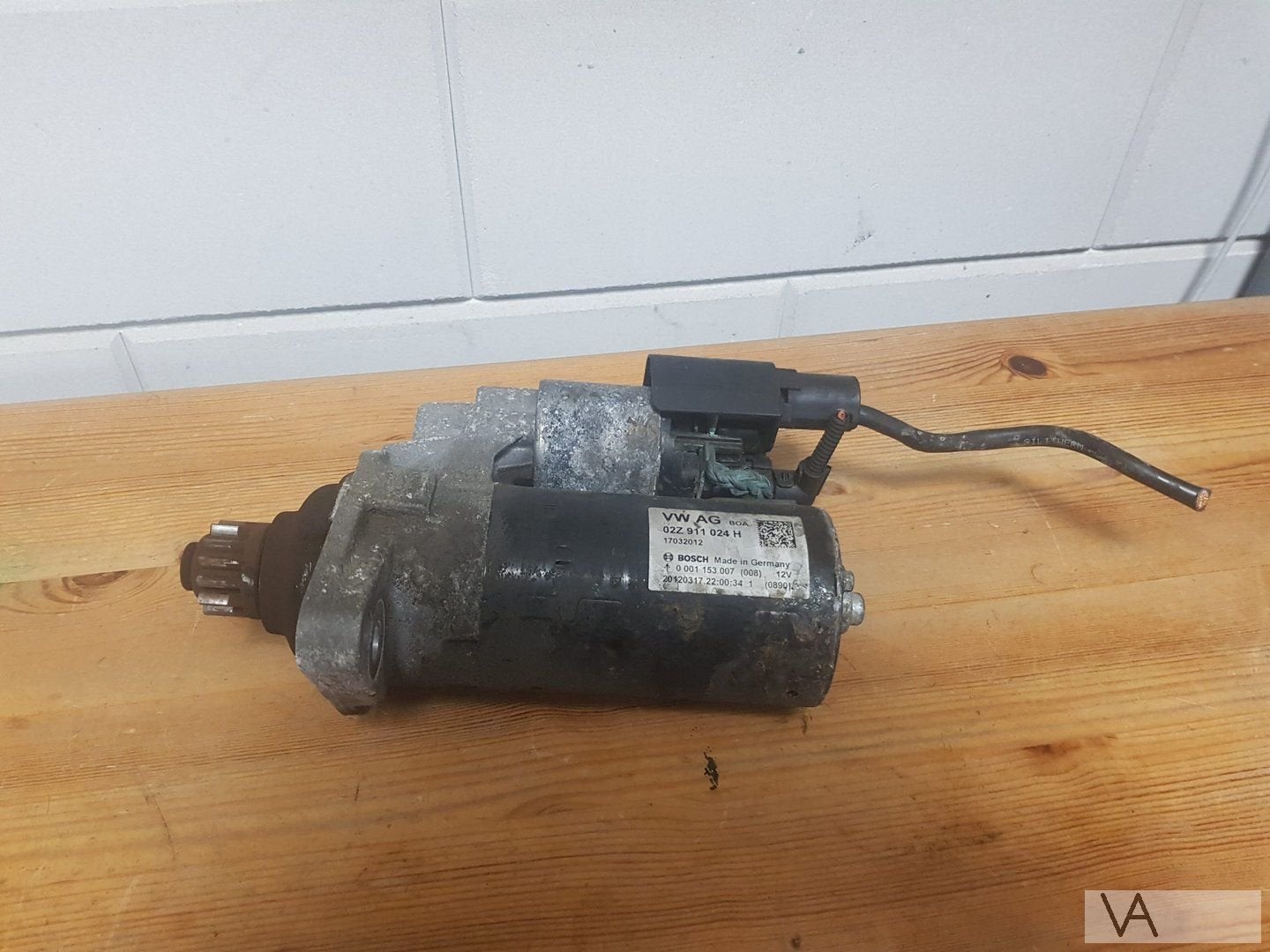 VW Polo 6R Golf 6 Caddy Seat Ibiza startmotor 02Z911024h €20, Gebruikt, -, -, -