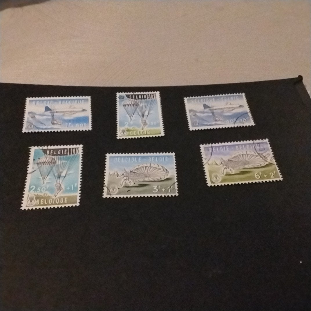BELGIE  1133/1138 gestempeld met cote 13,50 €, Postzegels en Munten, Postzegels | Europa | België, Ophalen of Verzenden, Gestempeld
