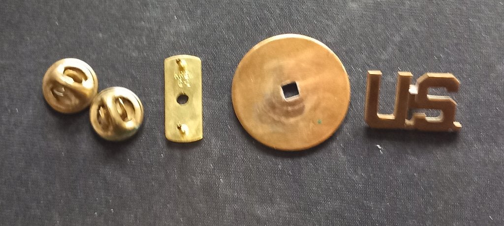 insigne US disque de col "US", Collections, Enlèvement ou Envoi, Autres, Ruban, Médaille ou Ailes