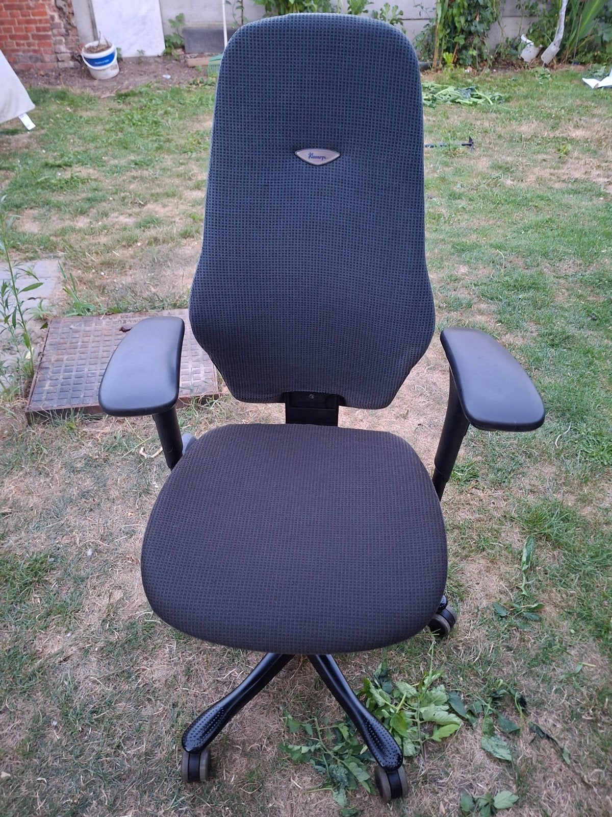 Kinarps bureaustoel zwart, Huis en Inrichting, Bureaustoelen, Ophalen, Gaming bureaustoel, Zwart, Nieuw