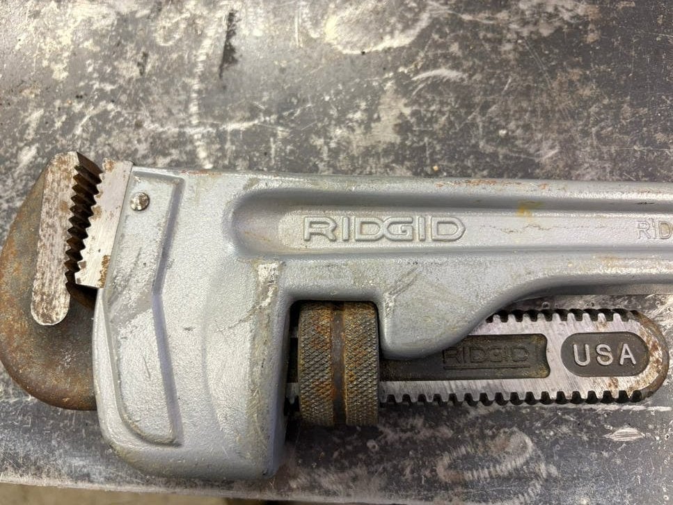 Ridgid buizentang 24”, Bricolage & Construction, Outillage | Outillage à main, Enlèvement, Comme neuf, Ridgid