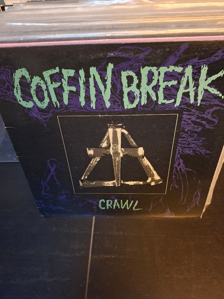 lp - coffin break - crawl - vak 4, LP, Gebruikt, Ophalen of Verzenden, 12 inch