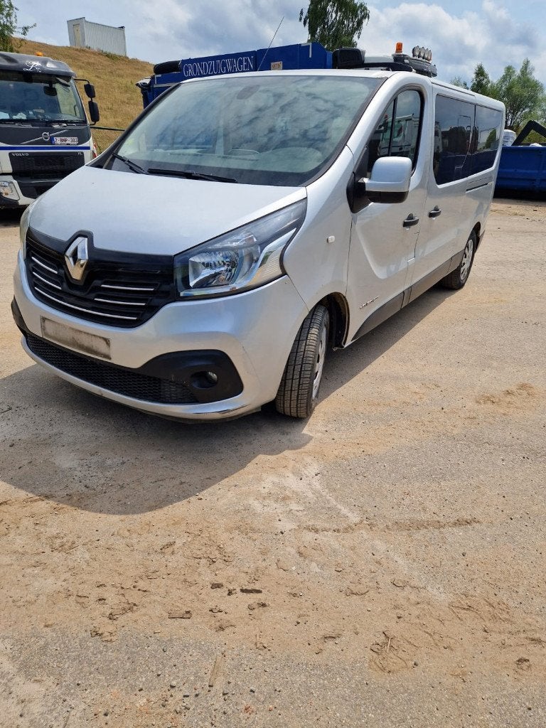 Renault Trafic 8+1 (9 zitplaatsen) – lange versie – grijs, Autos, Achat, Boîte manuelle, Noir, Diesel