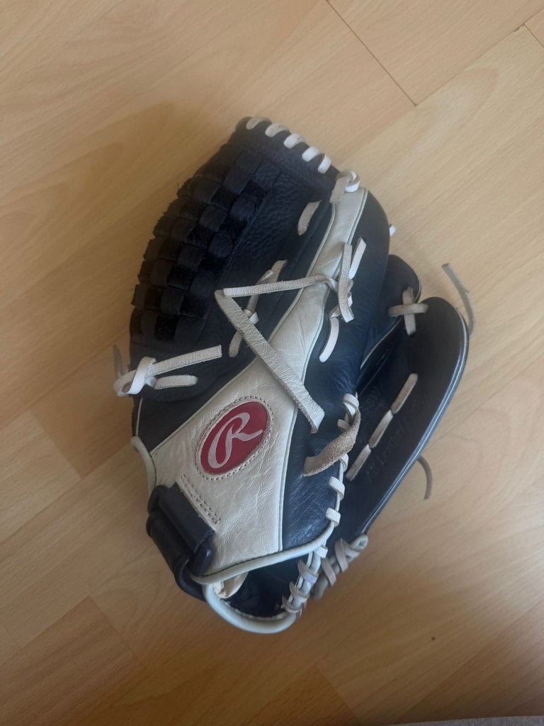 Softball handschoen inch 12,5, Sport en Fitness, Honkbal en Softbal, Ophalen, Zo goed als nieuw, Softbal, Handschoen