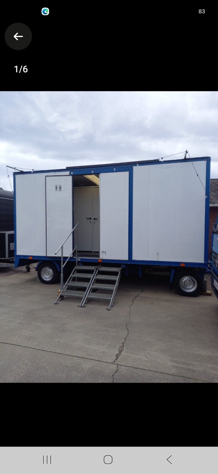 verhuur wc wagens, Enlèvement