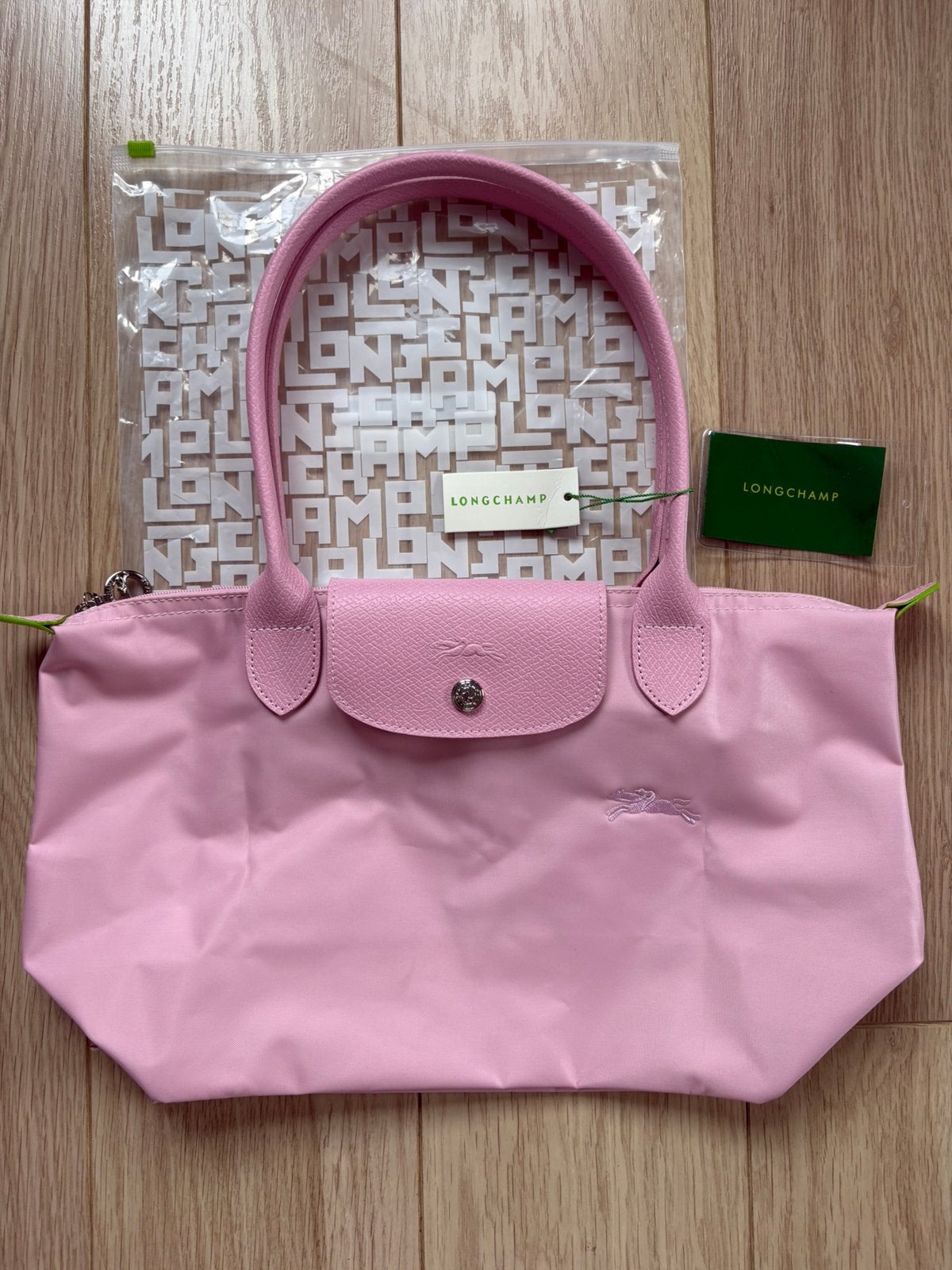 Longchamp tas rose M, Handtassen en Accessoires, Verzenden, Nieuw, Roze, Handtas