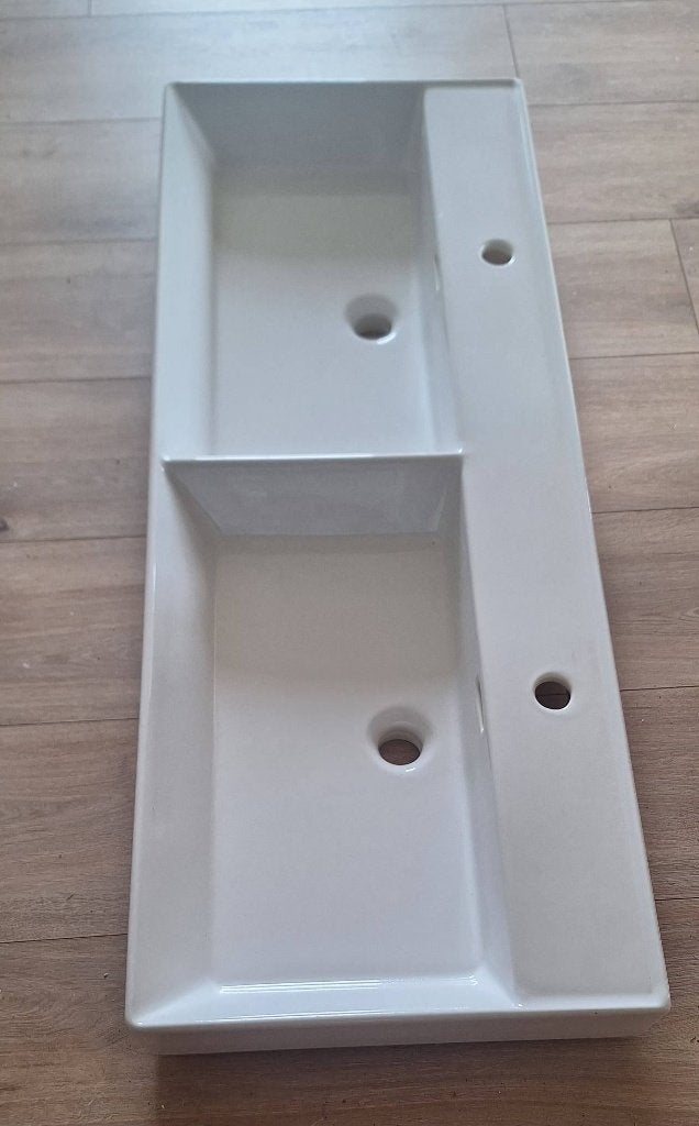 DUBBELE WASTAFEL, Ophalen, Nieuw, Steen, Wastafel
