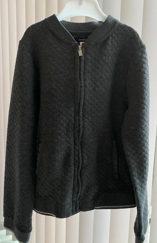 Okaïdi trui - okaidi donkergrijs - 8 jaar / maat 128, Kinderen en Baby's, Kinderkleding | Maat 128, Gebruikt, Okaïdi, Meisje, Trui of Vest