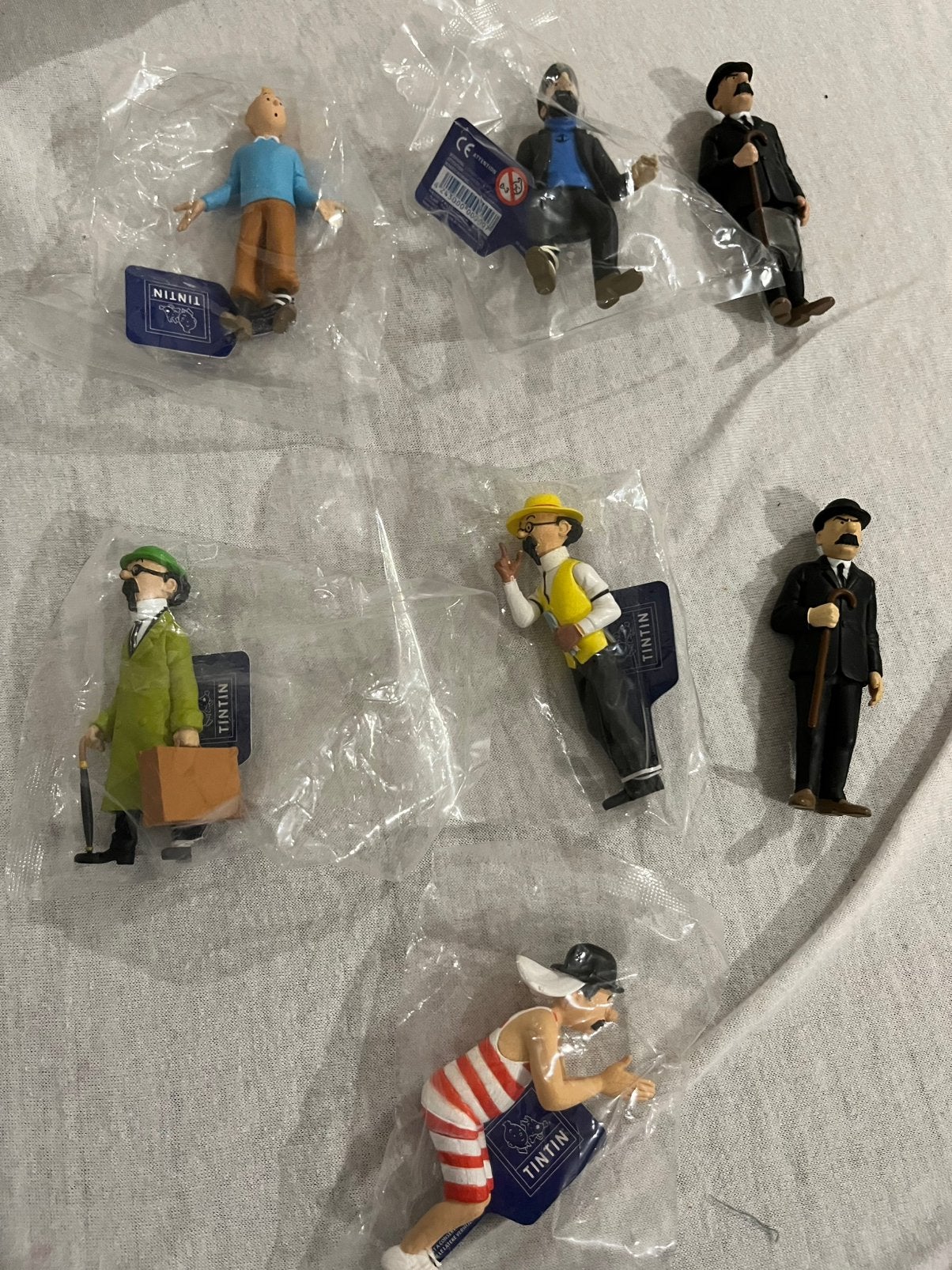 Figurines Tintin Haddock Dupond Tournesol neufs!, Enlèvement ou Envoi, Tintin, Neuf, Statue ou Figurine