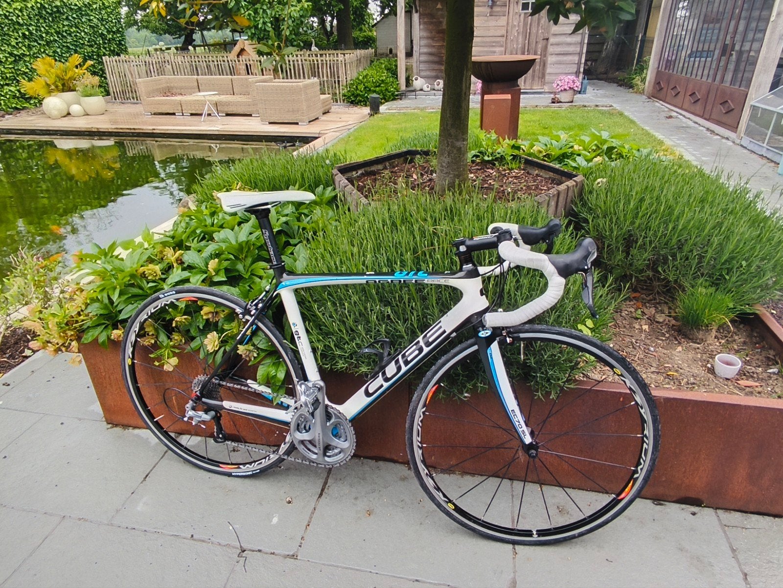 Cube agree race maat 56, Fietsen en Brommers, Ophalen, Carbon