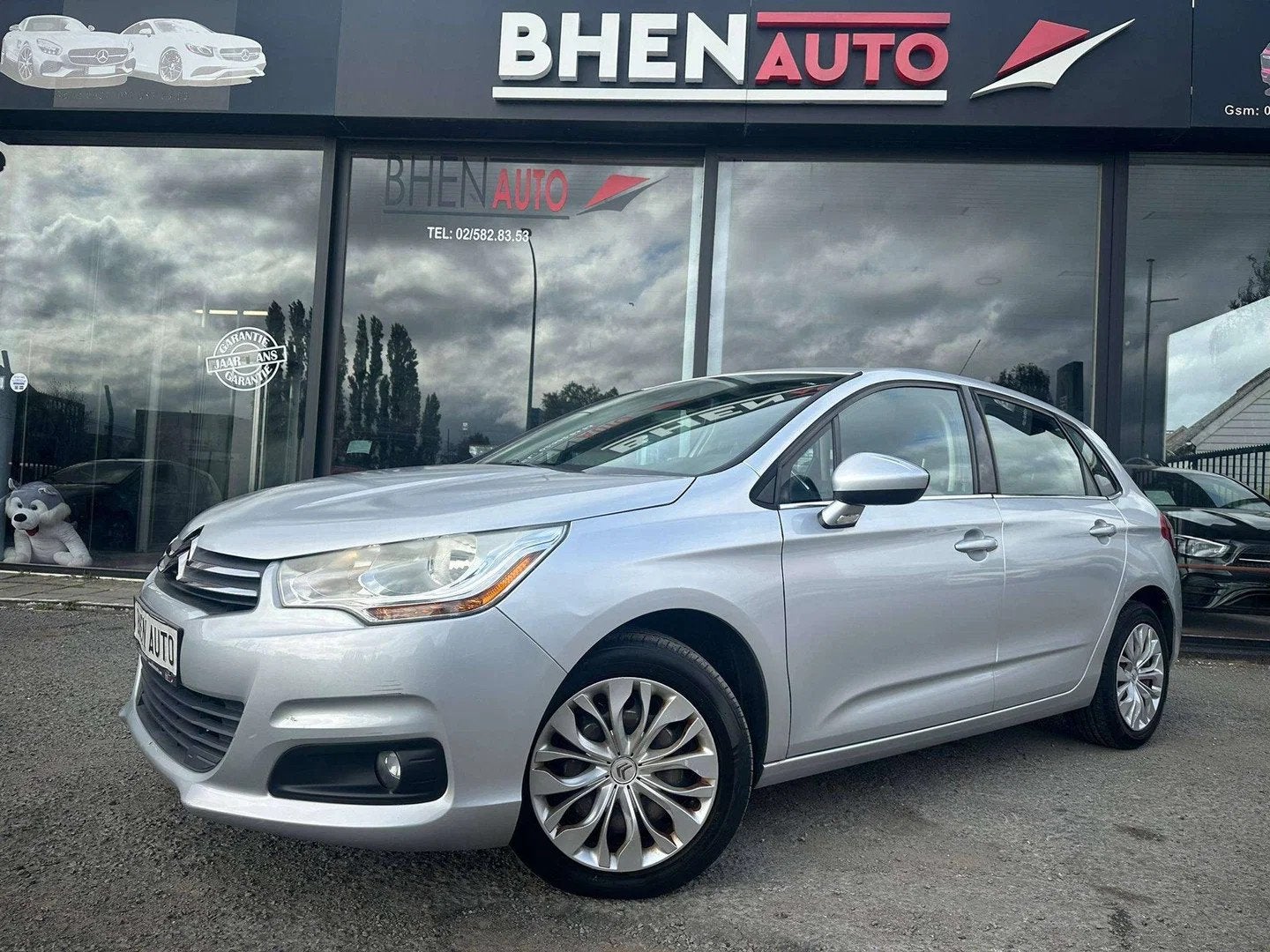 Citroën C4 148,33 € SANS INTERET ZONDER KOSTEN / 1.4i VTi, Auto's, Euro 5, Stof, Gebruikt, Zwart