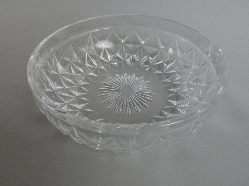 Vase en cristal Val Saint Lambert, Maison & Meubles, Lampes | Plafonniers, Utilisé, Design, Enlèvement ou Envoi