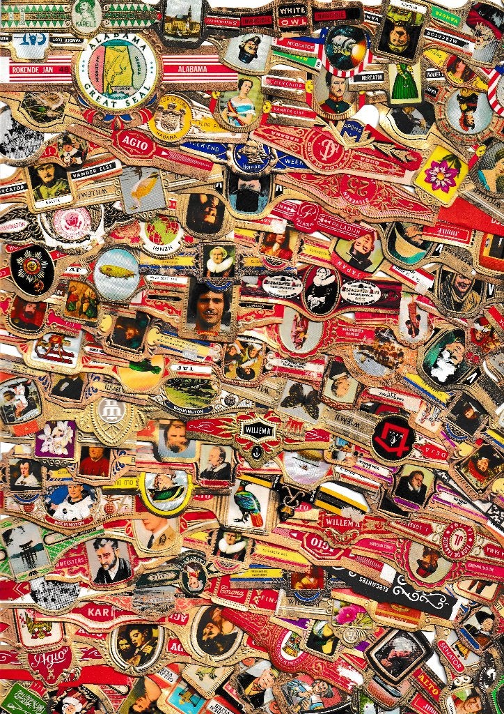 lot de 1000 pièces d'anciens bracelets à cigares Varia, Enlèvement ou Envoi, Utilisé, Bagues de cigare