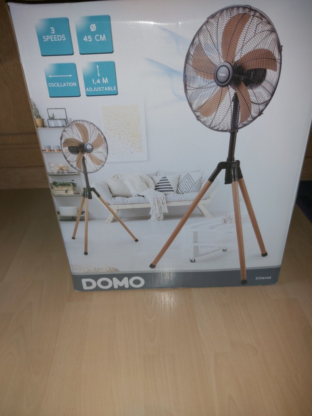 Ventilateur sur pied, marque Domo, neuf, Electroménager, Enlèvement