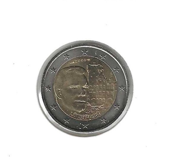 Luxemburg, 2 Euro 2008, Chateau de Berg., Timbres & Monnaies, Monnaies | Europe | Monnaies euro, Enlèvement ou Envoi, Luxembourg