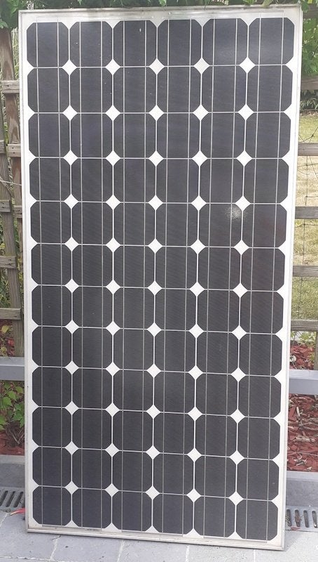 lot de 8 panneaux solaires, Bricolage & Construction, Panneaux solaires & Accessoires, Enlèvement, Utilisé, Panneau
