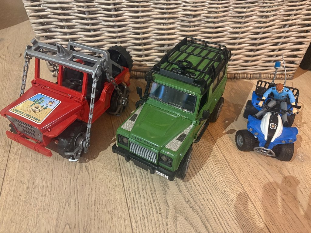 Grote set Bruder auto’s, Ophalen, Zo goed als nieuw