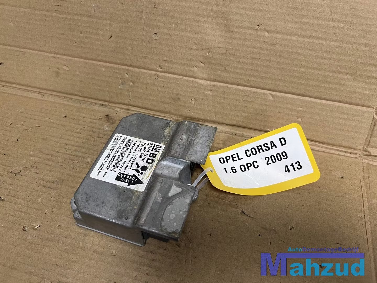 OPEL CORSA D Airbag module 2006-2015 13262360, Gebruikt, Opel Automobile GmbH, Kontakt@opel-infoservice.de, Opel