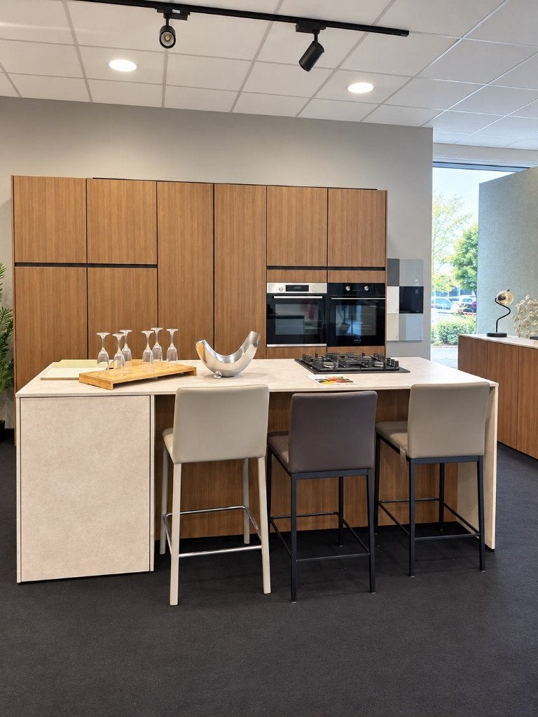 NEUF Cuisine sur mesure ilot avec pdt en effet béton, Enlèvement, Neuf
