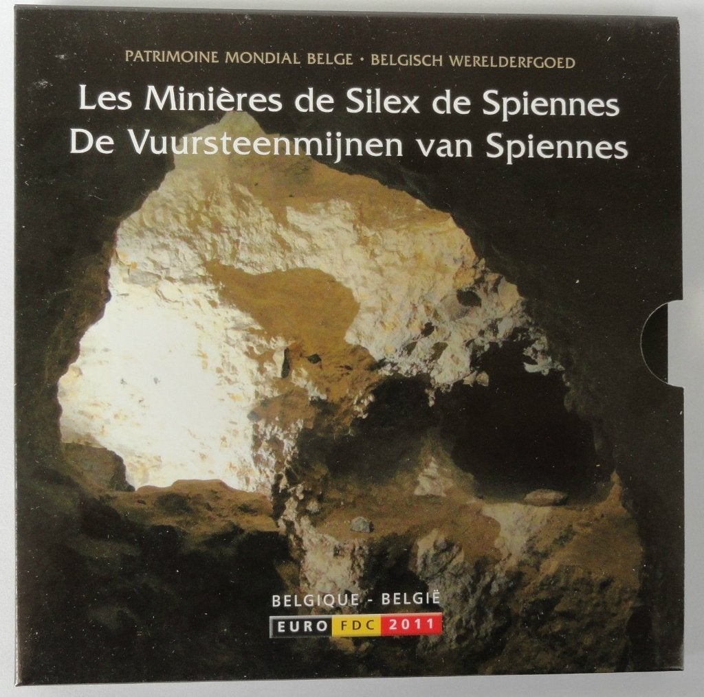 België: EURO-jaarset 2011 - Spiennes, Verzenden, Setje