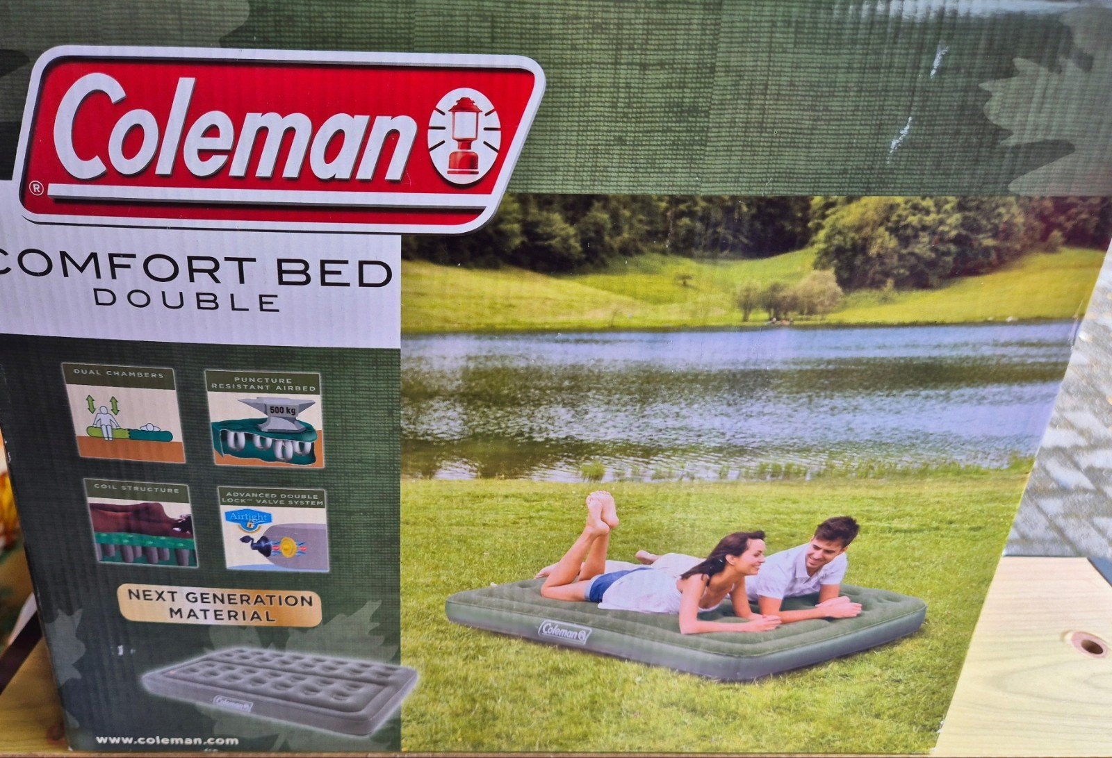 Luchtbedden Coleman comfort bed NIEUW, Caravans en Kamperen, Luchtbedden, Ophalen of Verzenden, Nieuw, 2-persoons