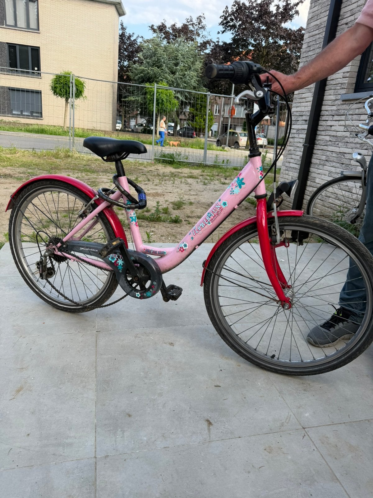 Flower fun meisjesfiets, Fietsen en Brommers, Ophalen, Zo goed als nieuw