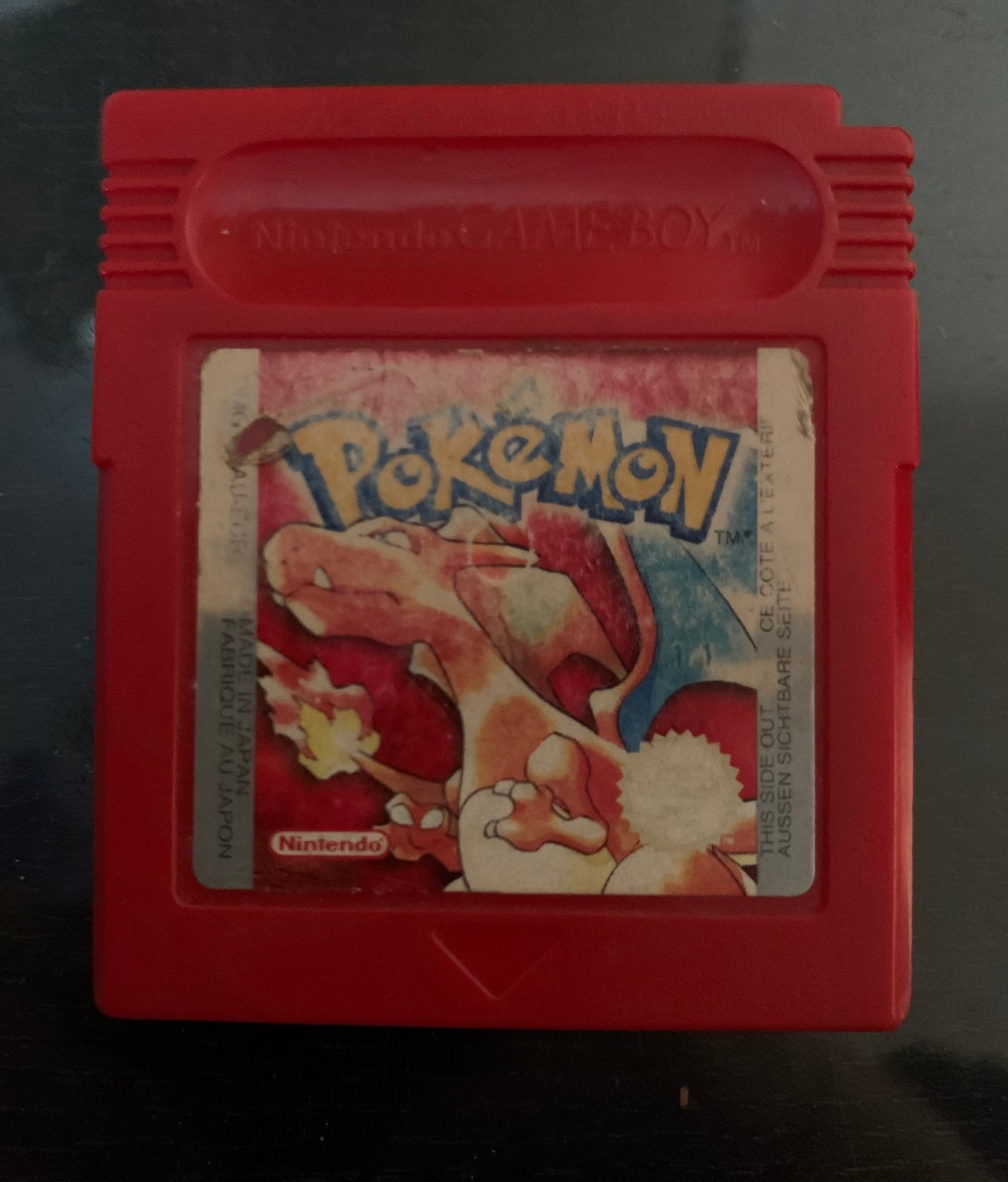 Cartouche pokemon rouge ORIGINALE, Enlèvement, Utilisé