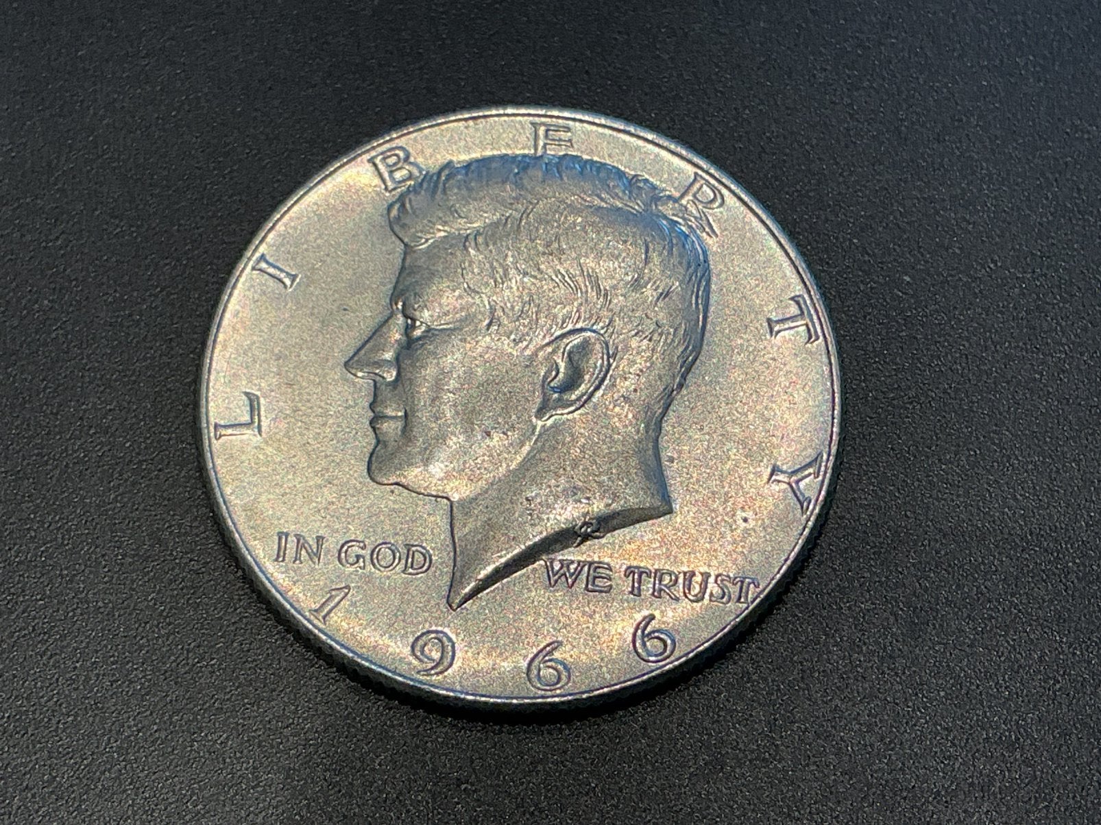 Demi-dollar américain 1966 en argent, Enlèvement ou Envoi, Argent