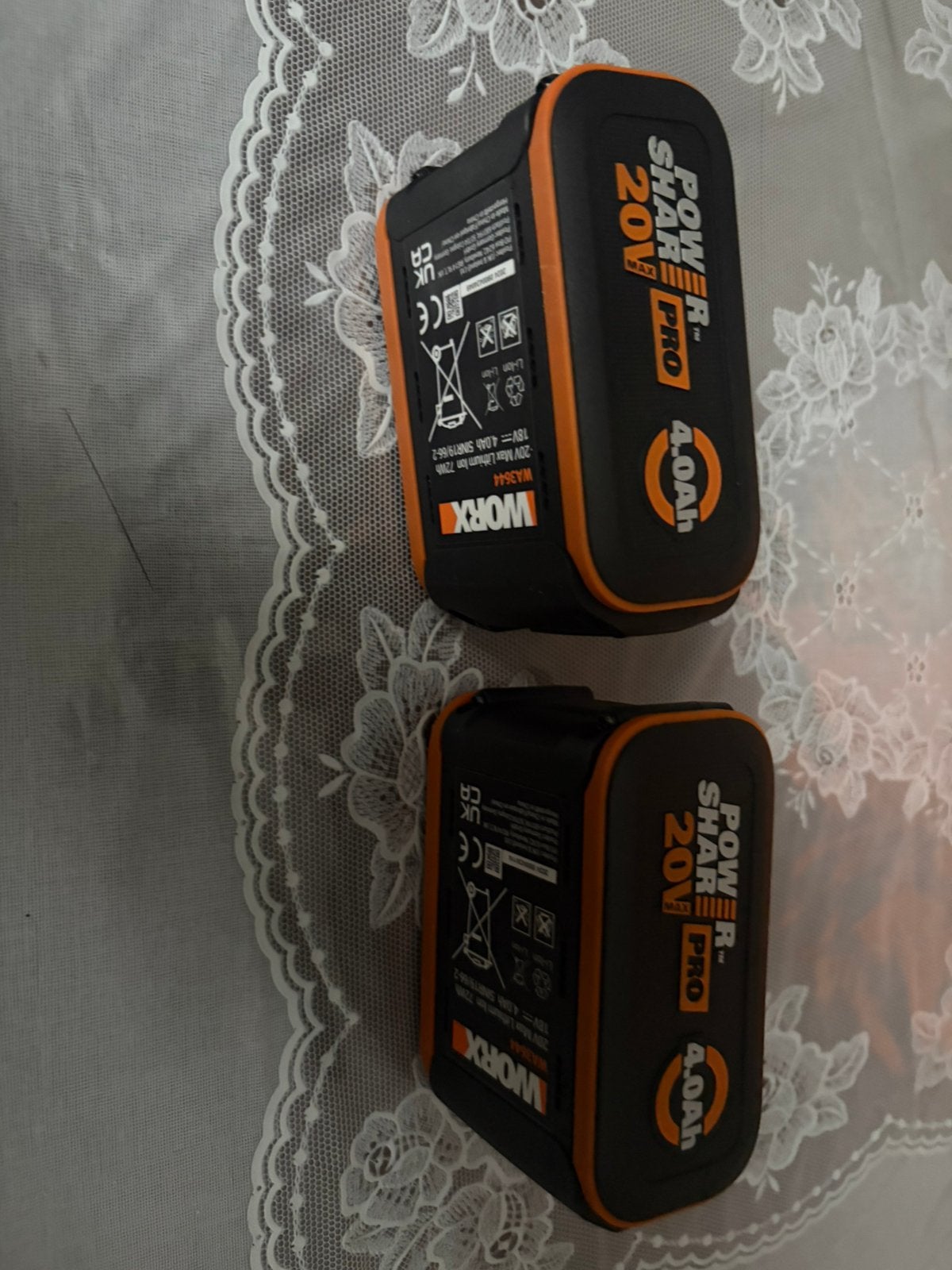 2 Worx accu’s 4.0Ah nieuw!, Ophalen of Verzenden, Nieuw