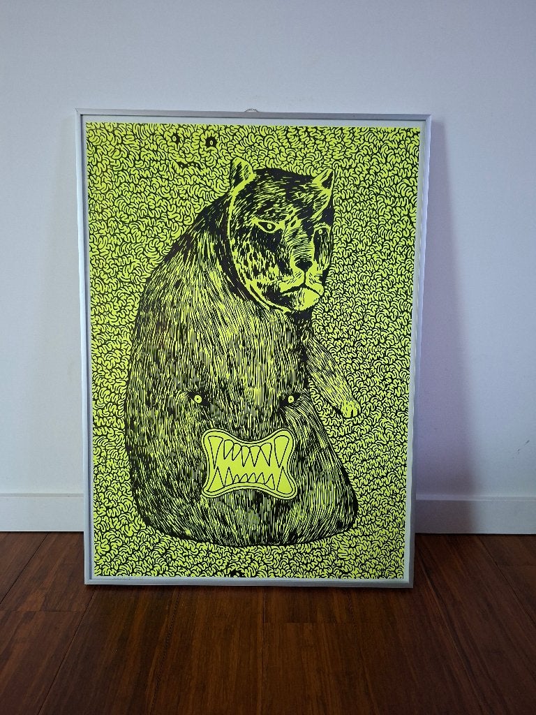 Dennis Tyfus zeefdruk, Antiek en Kunst, Ophalen, Zeefdruk, Gesigneerd, Overige onderwerpen